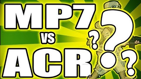 MW3 Tips & Tricks: MP7 vs ACR! - BEST GUN to use in MW3? (Modern Warfare 3)