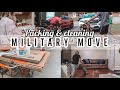 EXTREME MOVING & CLEANING VLOG | MILITARY MOVING VLOG | DITY MOVE