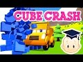 Yellow Truck Cartoon | Amazing Cube Crash | Wonderland Nature Forest Road | Video for Kids SmartTodd