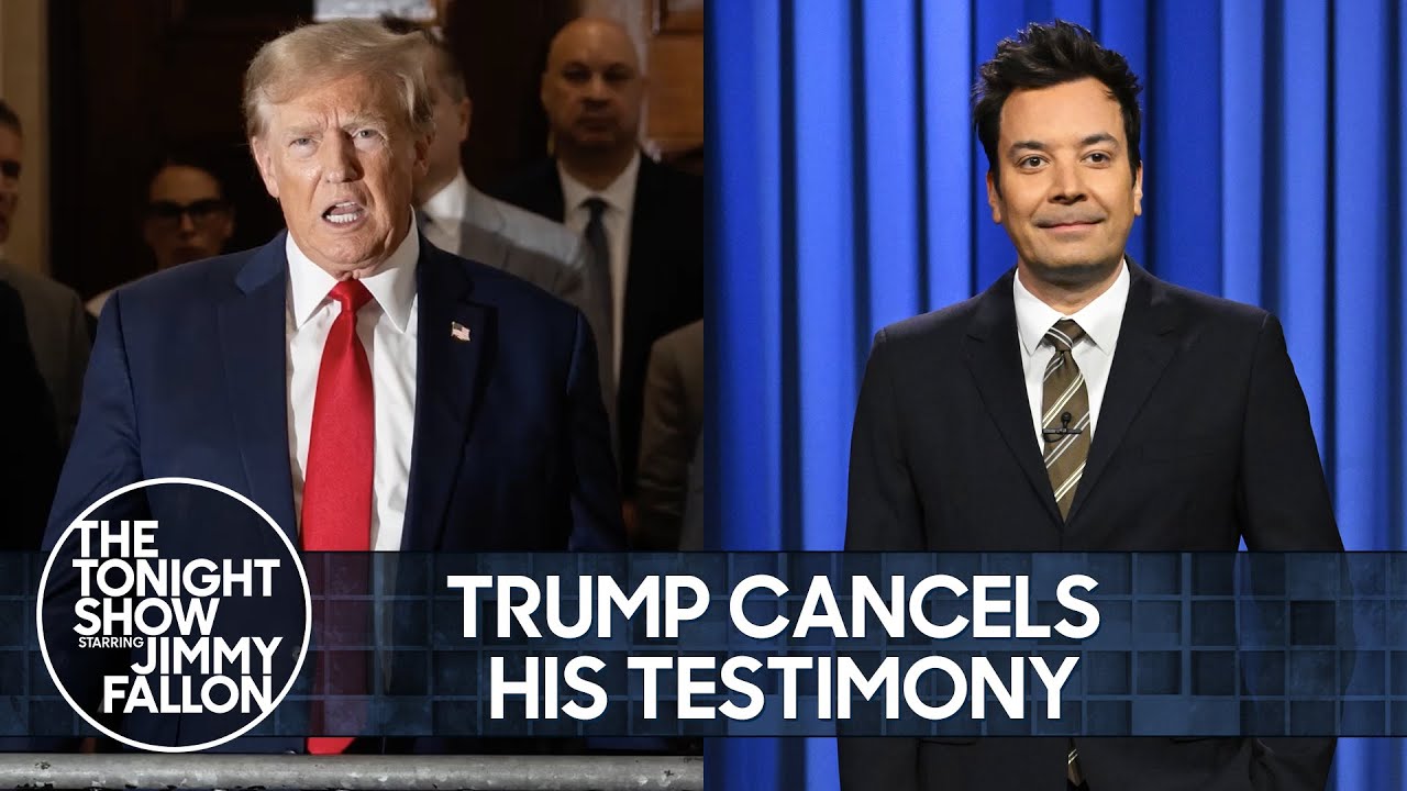 ⁣Trump Cancels His Testimony, Ramaswamy Forgets to Mute Himself in Bathroom | The Tonight Show