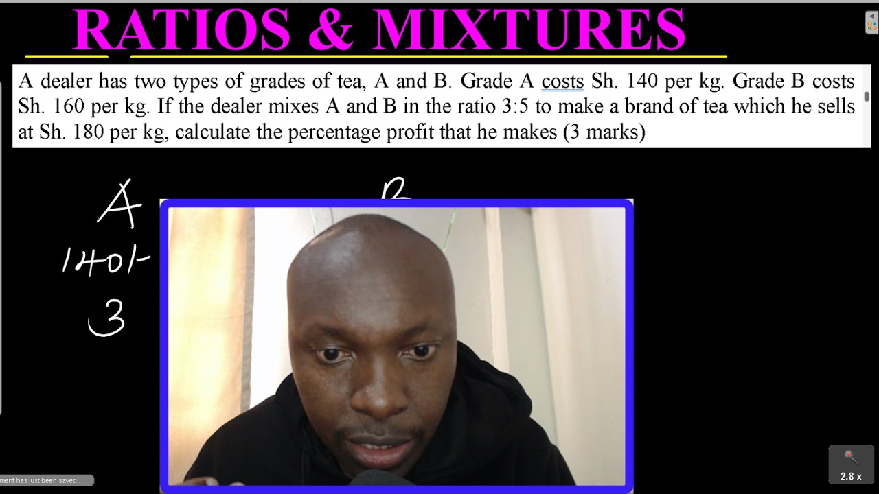 RATIOS AND MIXTURES