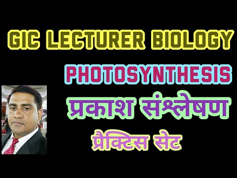 photosynthesis MCQ for GIC lecturer#LT grade exams