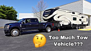 2021 Ford F450 Platinum Towing My 14k Fifth Wheel Up 6% Grade! | Is This Too Much Truck? | MPG Test!