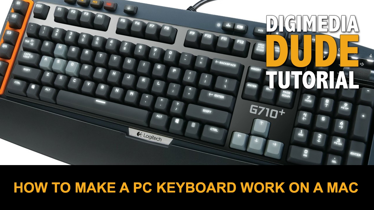 How To Make A Pc Keyboard Work On A Mac Youtube