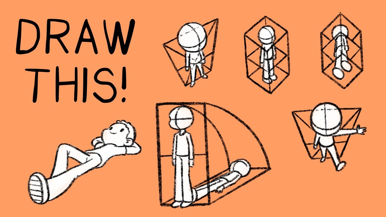 Как рисовать тела с разных ракурсов