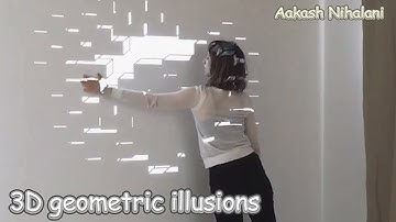Creating the Illusion of 3D Geometric Platforms, Aakash Nihalani.
