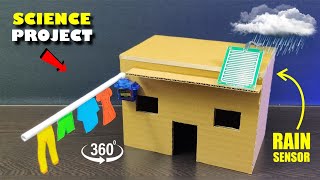 How To Make Rain Detector Project|| Rain Sensor Clothes Protection|| Rain Detector Projects 
