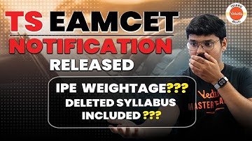 TS EAMCET Official Notification Released | Goutham Sir | Vedantu Telugu