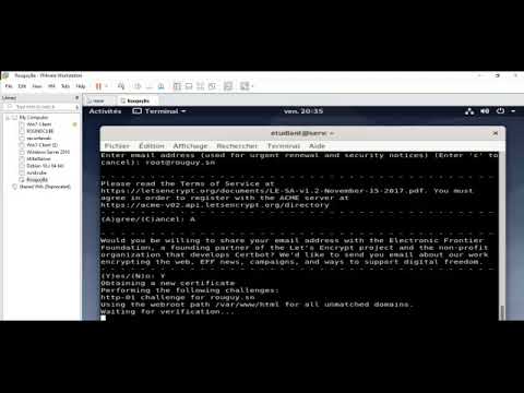 Sécurisé un serveur apache  (HTTPS) avec Certbot