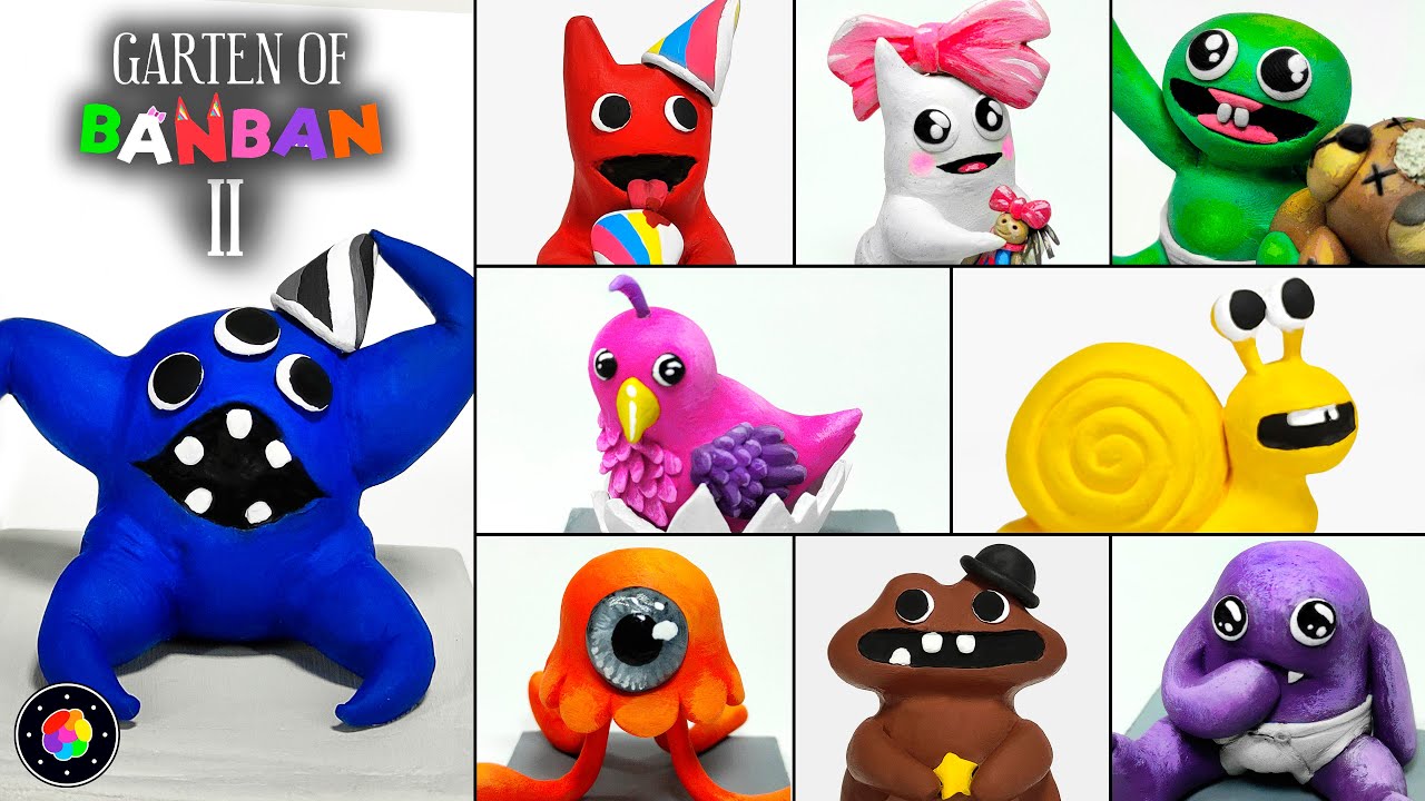 CREANDO LA BANBAN GANG MAS ADORABLE!! ( Garten of Banban 2 ) de Plastilina /Clay | PlastiVerse