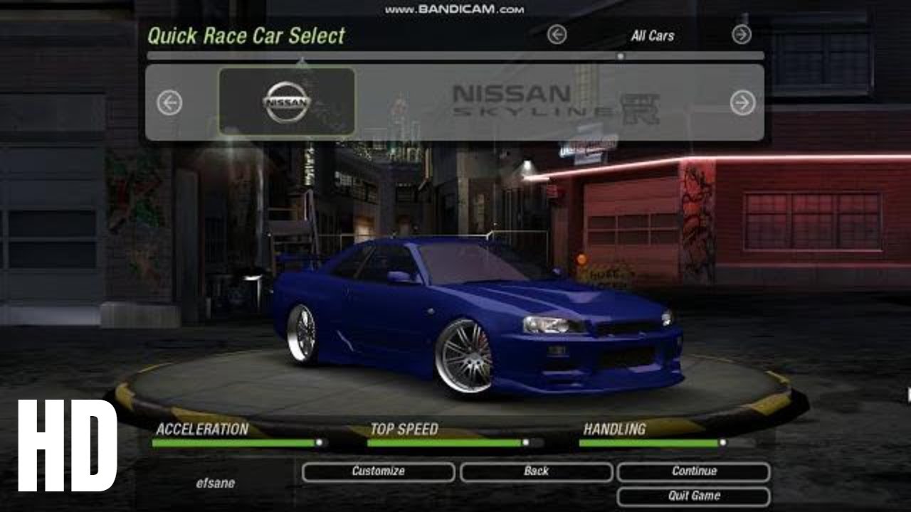 I Recreated Paul Walker's car in Need For Speed Underground Rivals : r/PSP