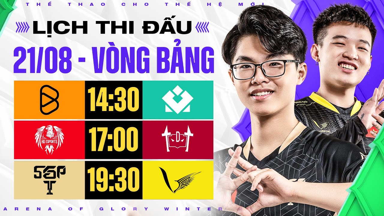 🔴 TRỰC TIẾP: HQ ESPORTS vs TDT ESPORT  – ĐẤU TRƯỜNG DANH VỌNG MÙA ĐÔNG 2022 – VÒNG BẢNG NGÀY 21/08