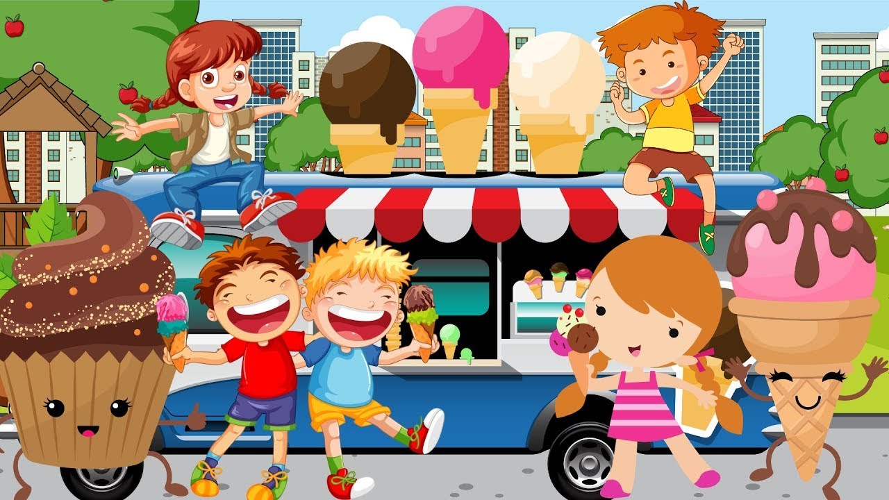 La Canción de los helados 🍦 | Helado de frutas | Canciones infantiles | Dibujos animados 