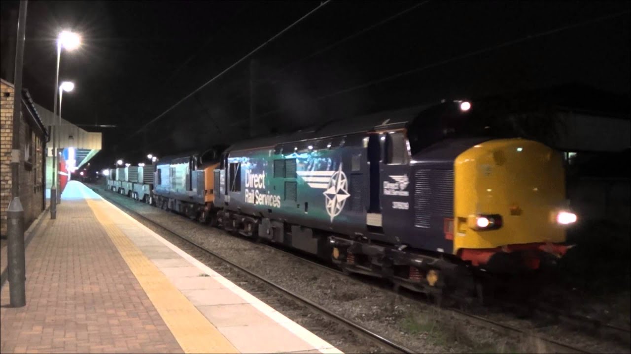 New Livery 37609 + 37603 Thrash on 6K73 20/10/14