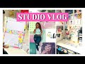 STUDIO VLOG | NEW TRIPOD, SHOWING OFF FREEBIE BACKGROUNDS &amp; NEW STATIONERY | TAWANA SIMONE✿