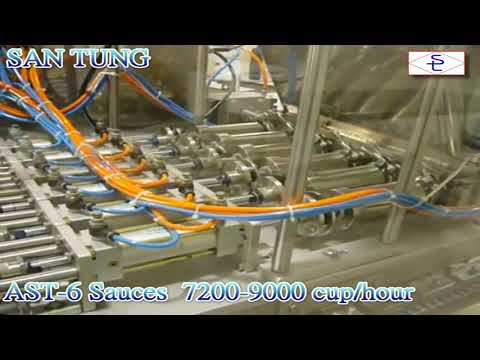 AST-6 Cup Tray Filling & Sealing Machine<br/>SAN TUNG MACHINE INDUSTRY CO., LTD.