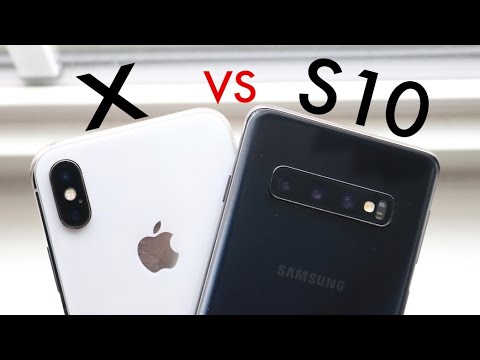 iPhone X Vs Samsung Galaxy S10 In 2020! (Comparison) (Review) - YouTube
