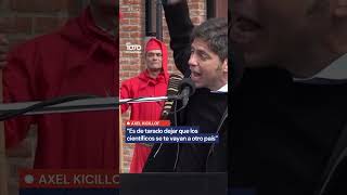 Kicillof CONTUNDENTE: "Es de tarado dejar que los científicos se te vayan a otro país"