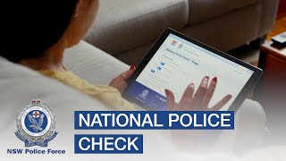 National Police Check - NSW Police Force