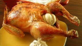 Как приготовить "Курицу, запеченную на соли с чесноком" Рецепт. Как приготовить "Курицу, запеченную на соли с чесноком" Рецепт.