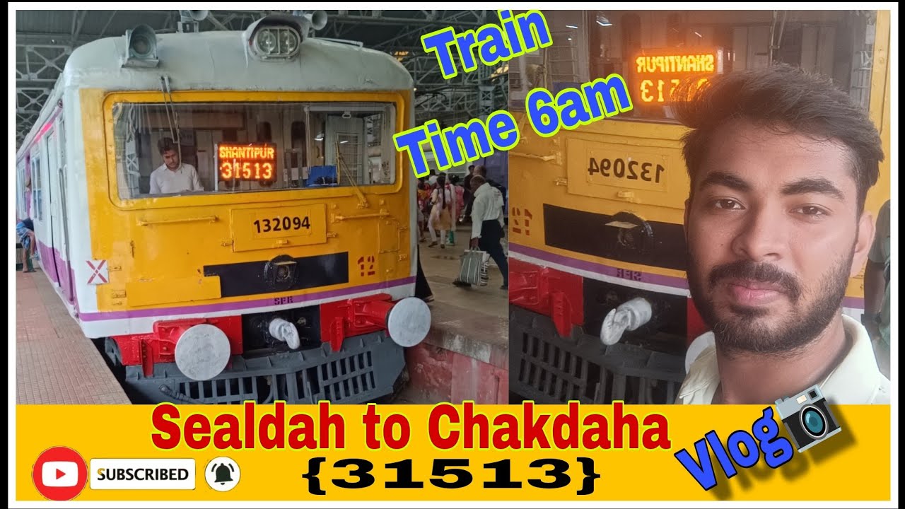 ।।Sealdah to Chakdaha morning local train journey vlog💥।।শিয়ালদা থেকে চকদহ লোকাল ট্রেন।।#youtube 