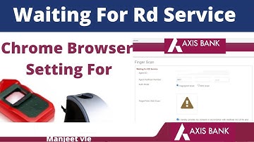 Axis Bank csc Login !! waiting for rd service mantra  !! Axis bank rd service not ready axis bank