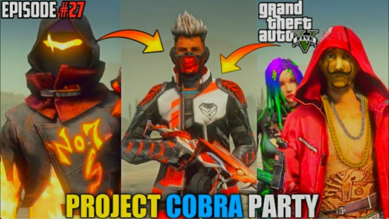 GTA X FREEFIRE   PROJECT COBRA FT  VOICE ARTIST OF SHINCHAN'S DAD 🔥