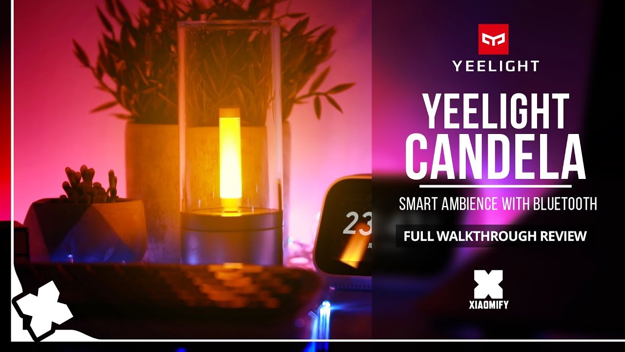 Yeelight - Candela: A pretty, Smart ambient light?! Full Review [Xiaomify]  - YouTube