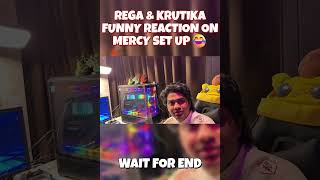 😜 REGA &amp; KRUTIKA REACT ON SETUP 😂🔥| #regaltos #krutikaplays #8bitmercy #s8ul #bgmi #gaming #shorts