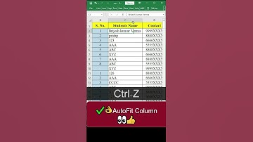 🙂👍Excel Tricks and Tips | Autofit column width | 100 👀✔✔