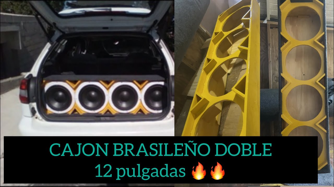 ARMANDO CAJON BRASILEÑO DOBLE PARA PARA BOCINAS 12 pulgadas 🔊🔊🔥 #tutorial #caraudio - YouTube