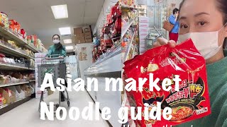 Asian market noodle haul, you need to get those!