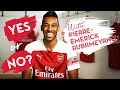 Yes or No with Pierre-Emerick Aubameyang