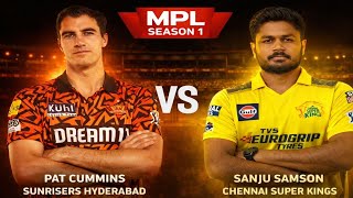 SRH VS CSK MPL SEASON 1  LIVE STREAM | MADDYGAMING | CRICKET 26