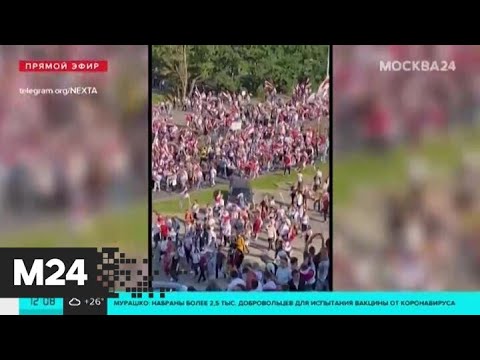 Минобороны Белоруссии заявило о тайниках протестующих с кольями и прутами - Москва 24