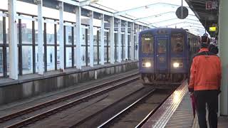 若桜鉄道WT3000形(観光列車「昭和」「八頭」)　鳥取駅入線
