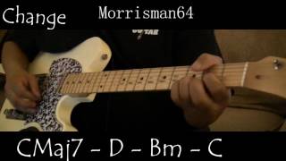 Video thumbnail of "The Dells - The Love  - Guitar Lesson with Chords"