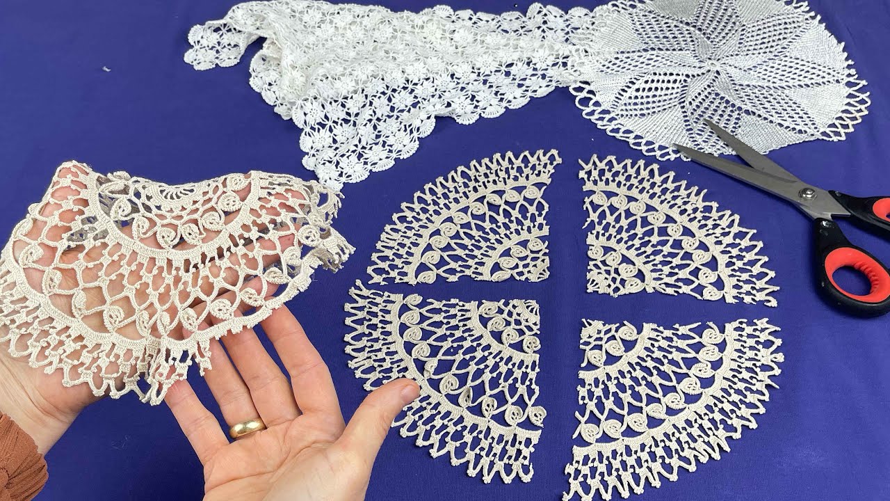 Çeyizimden Beri Sakladığım Eski Dantelleri Bakın Ne İçin Kestim!