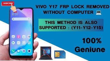 All Vivo Android 9 FRP Bypass | FRP Bypass Y17- Y15- Y12- Y11| VIVO Y17 (1902) Google Account Lock.