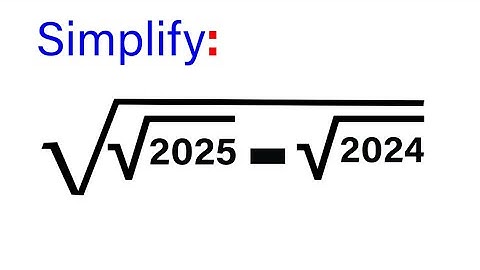 A nice Olympiad nested radical problem!