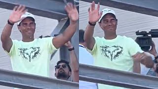 EMOTIONAL Reaction of Nadal When 15,000 Fans Started Chanting 'RAFA-RAFA' at His Farewell in Rome