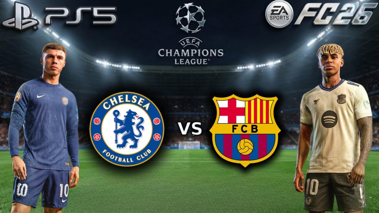 Chelsea vs Barcelona | UEFA Champions League 25/26 Full Match Highlights | FC26 (4K60)          #ucl
