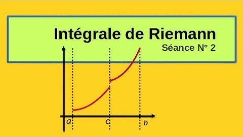 Part II Intégrale de Riemann (Définition, théorèmes, linéarité, démonstrations)