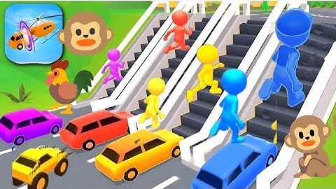 Shape shifting Gameplay in cartoon videos walkthrough Max level 1 to 5