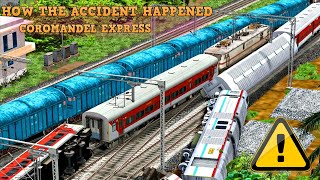 COROMANDEL EXPRESS ACCIDENT SIMULATION | BUMPY RAILROAD | Train Simulator | Railworks | #railroad