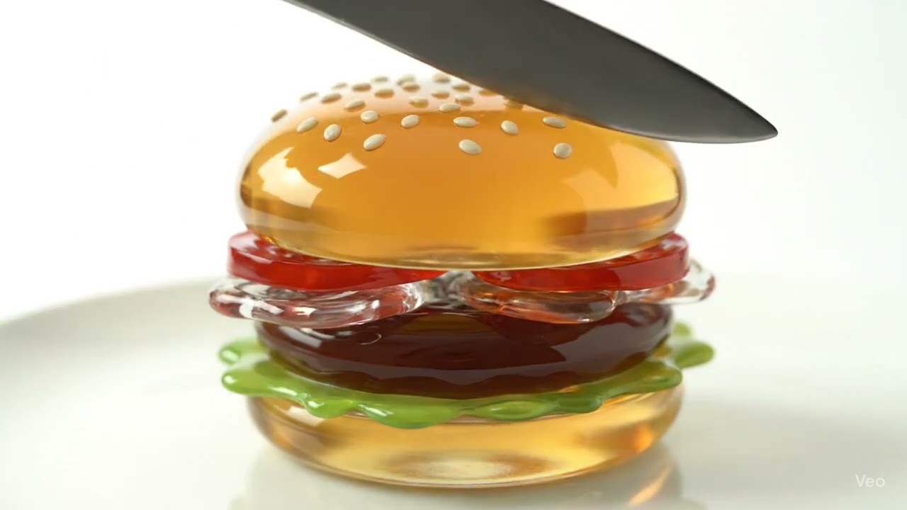 Satisfying ASMR Burger Cutting | Crispy & Juicy Sounds