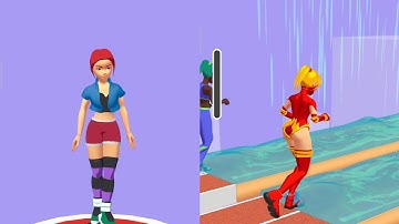 SHOE RACE 👠🏃🏼‍♀️🥾 Gameplay All Levels iOS, Android Walkthrough Game Mobile New Level