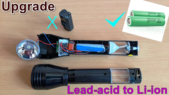 Upgrade Your Old Torch Light | Upgrade To A Li-ion Battery | POWER-GEN