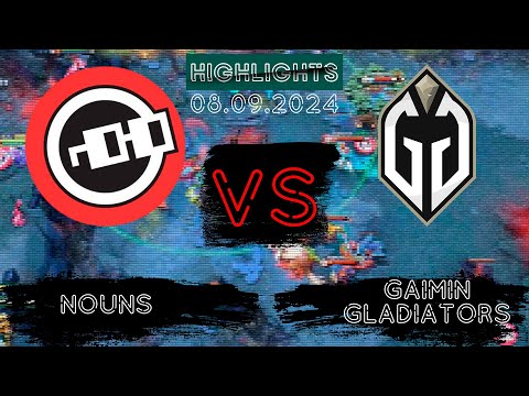 🟥НЕУЖЕЛИ ЕЩЁ ОДНА СЕНСАЦИЯ БУДЕТ? | nouns vs Gaimin Gladiators TI 2024 | 08.09.2024