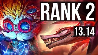 HEIMERDINGER vs NAAFIRI (TOP) | Rank 2, Rank 1 Heimer, 13 solo kills | NA Challenger | 13.14